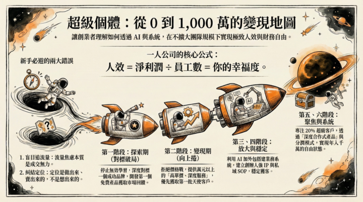  超級個體三日變現營 - 第一天的重點整理，免費送你！
