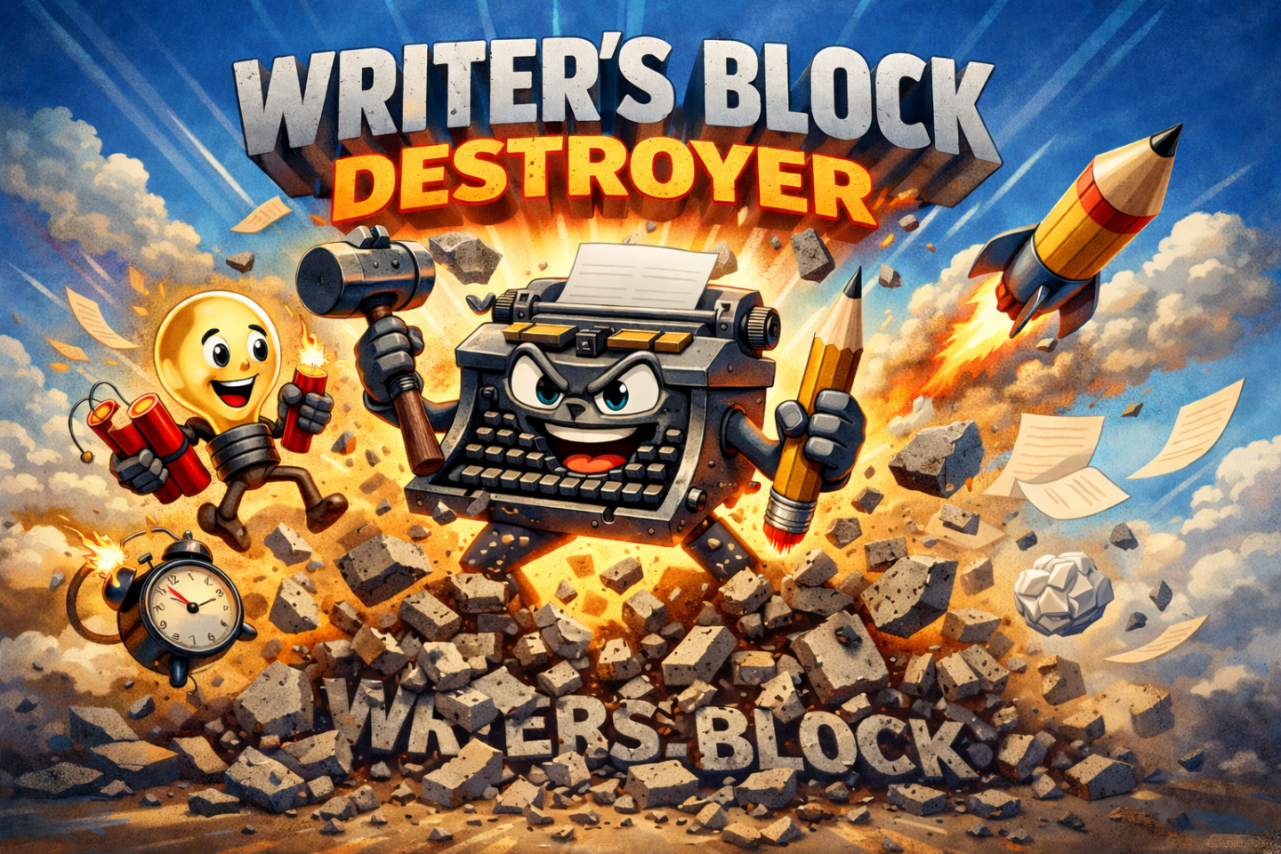 Writer’s block destroyer