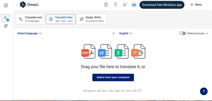 Submit Document For Translation