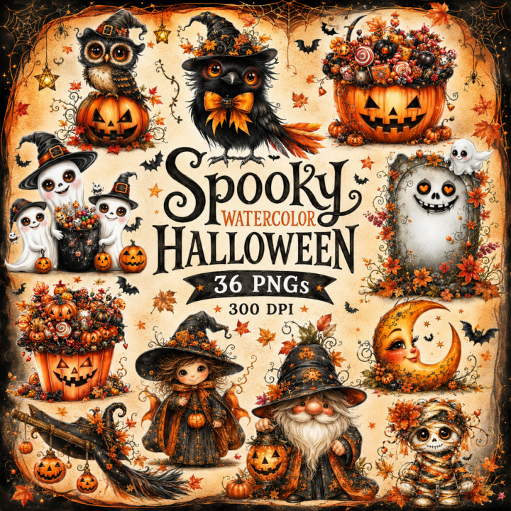 Spooky Watercolor 