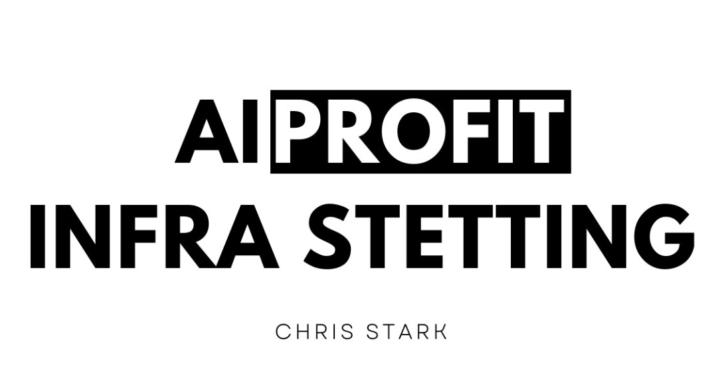 AI Profit Infra Setting