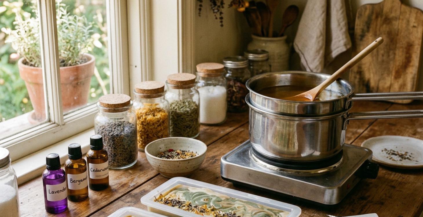 Handmade soap making