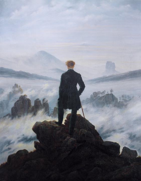 Gathered Gold: Wanderer above the Sea of Fog