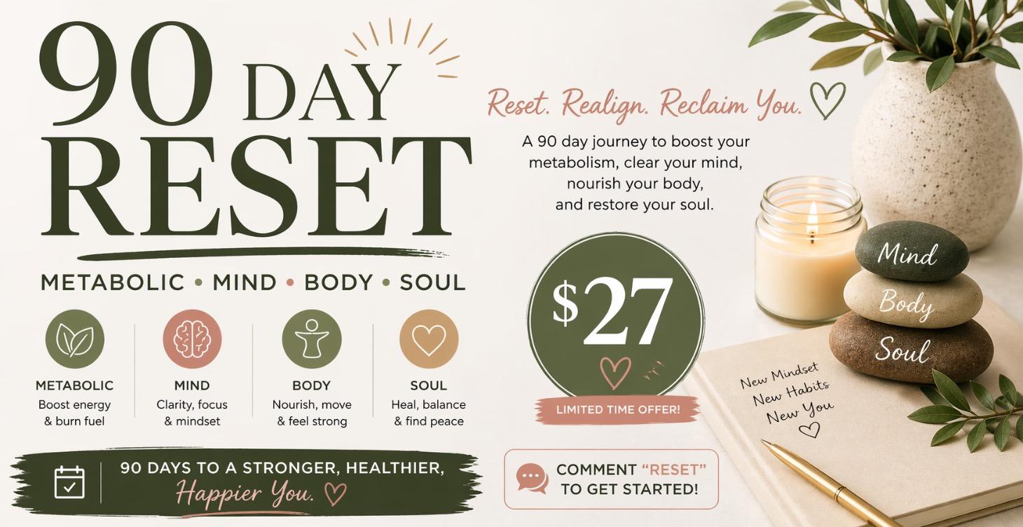 90 Day Guided Reset - Mind - Body - Spirit & Soul