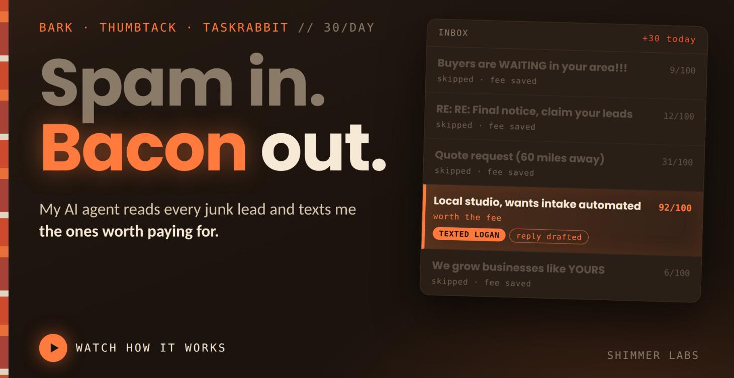 AI Agent Stops Lead Spam, Finds Worthy Customers