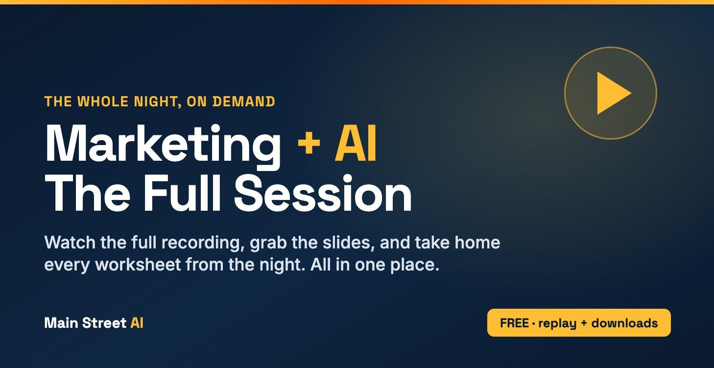 Marketing + AI: The Full Session