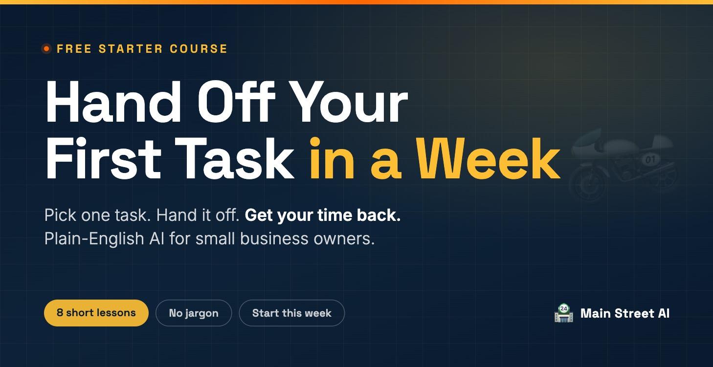Hand Off Your First Task in a Week