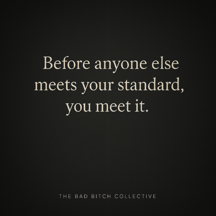 The Standard Starts With You