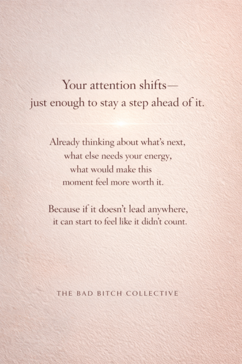 It Doesn't Have to Go Anywhere