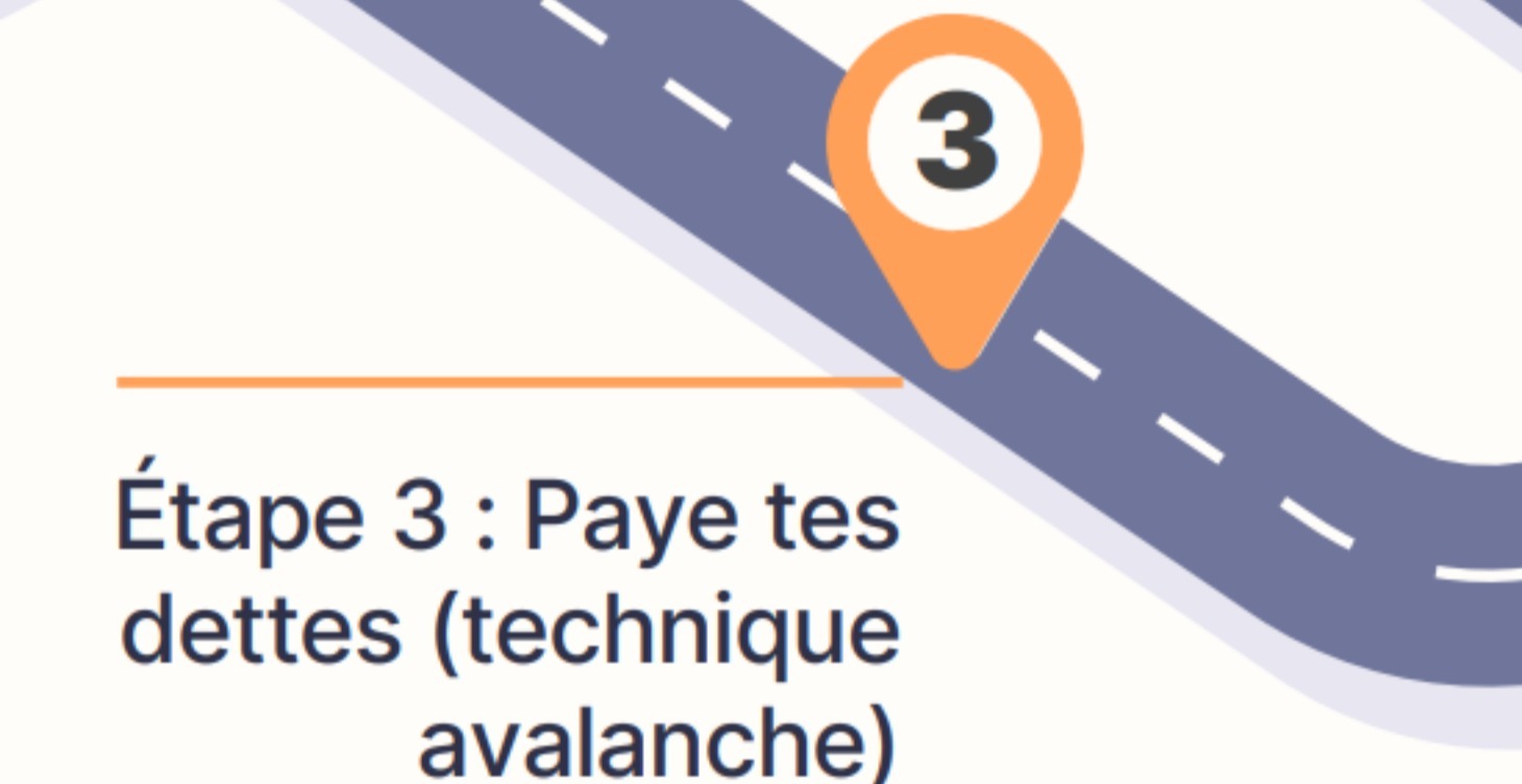 Étape 3 : Paye tes dettes (technique avalanche)