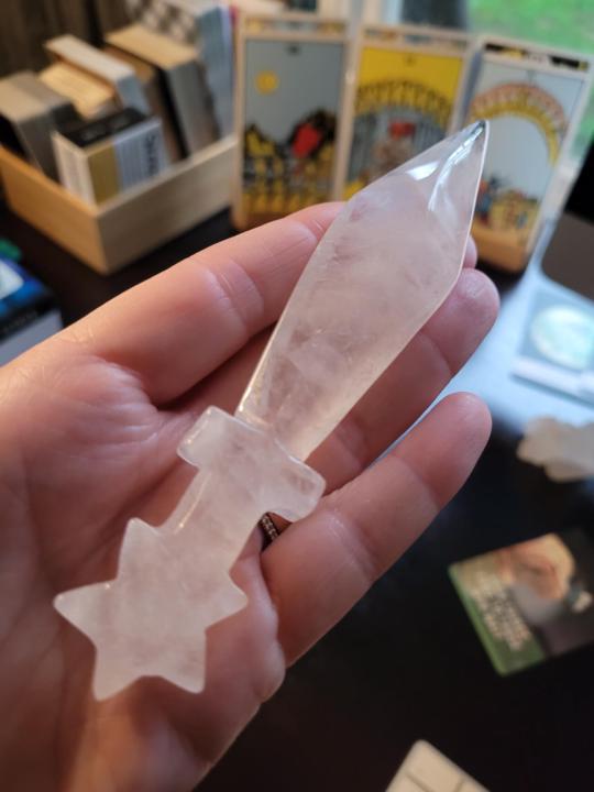 Clarity of Mind - Crystal Quartz Athame