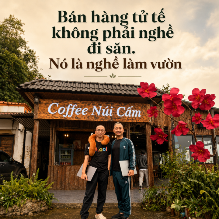 Bán hàng mà phải "chốt" là dấu hiệu đầu tiên của chuyện gì đó đã sai từ sớm lắm rồi.