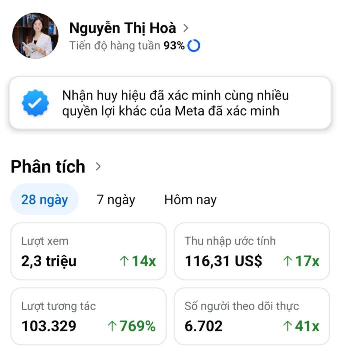 28 ngày. 2,3M views.  hơn 300$ từ Facebook. Đơn hàng affiliate giá cao đầu tiên - 3 điều làm thay đổi cách mình làm nội dung mãi mãi