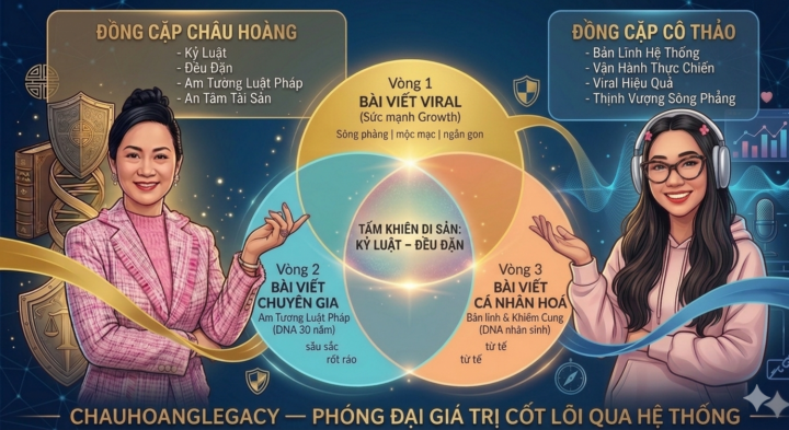 CÔ THẢO TRẦN TRONG MẮT CHÂU HOÀNG: TÂM - TẦM & HỆ THỐNG DI SẢN