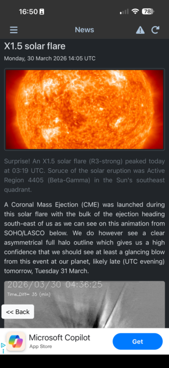 X Class Flare