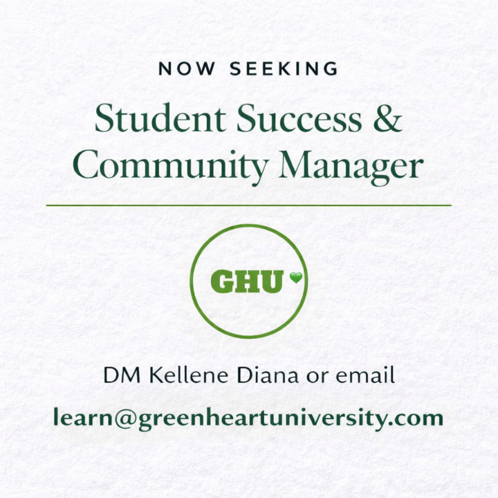 Now Open-Student Success & Community Manager (Volunteer to Start)