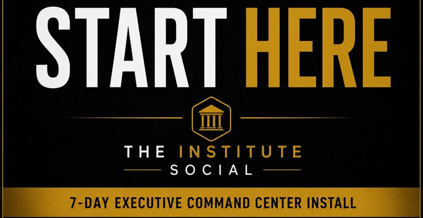Start Here: 7‑Day Executive Command Center