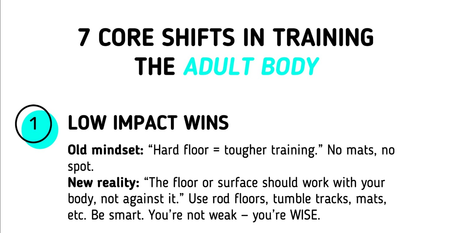 7 Core Shifts in Training the Adult Body