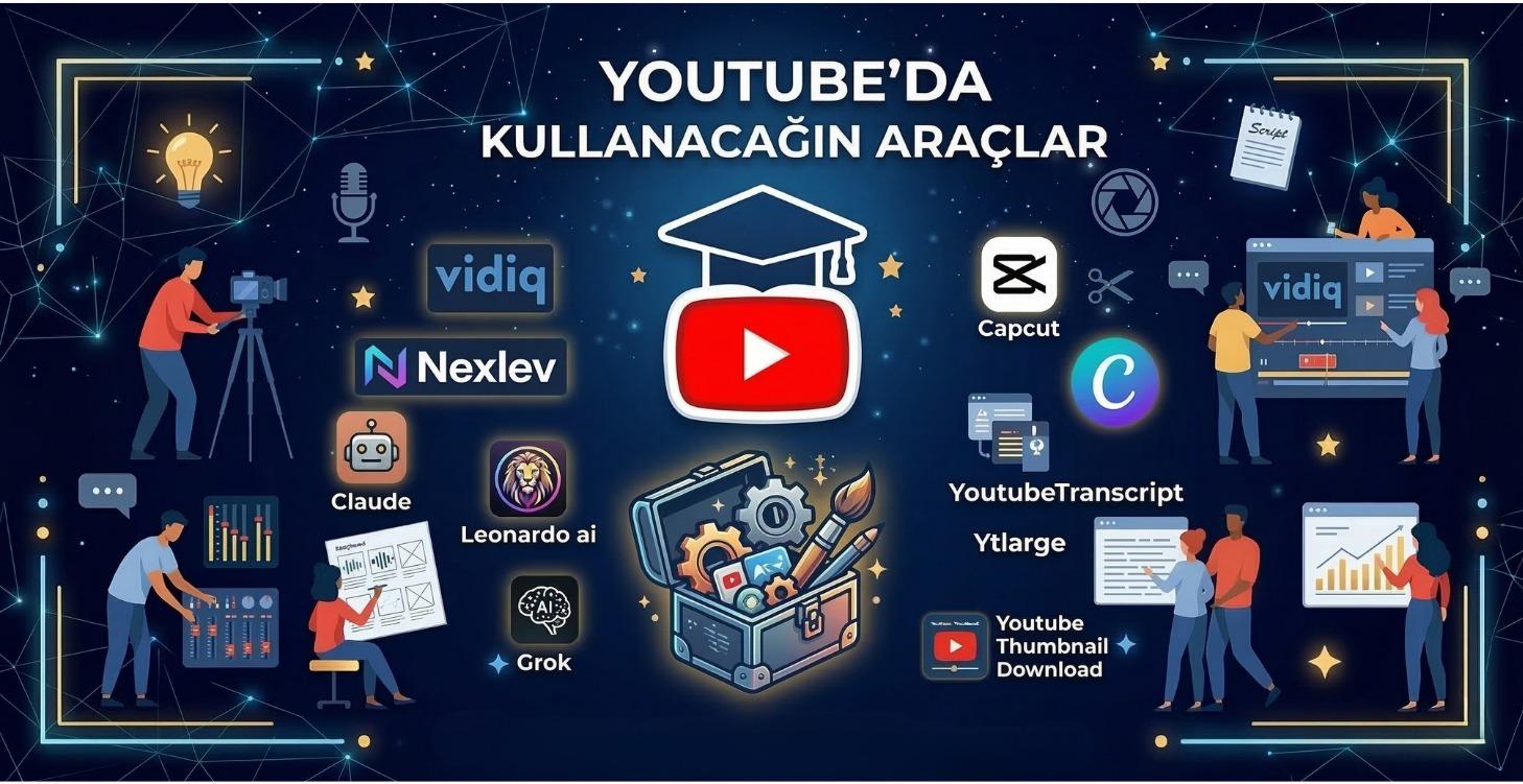 2-) YOUTUBE'DA KULLANACAĞIN ARAÇLAR