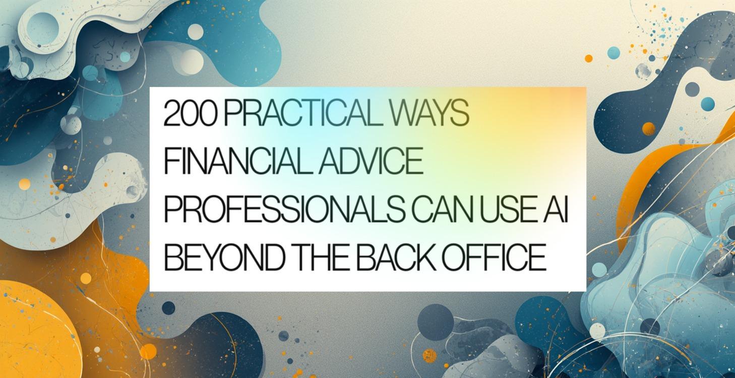 200 Ways to use AI Beyond your Back Office