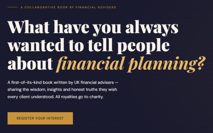 What have you always wanted to tell people about Financial Planning?