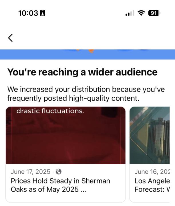 Consistent posting produces results!