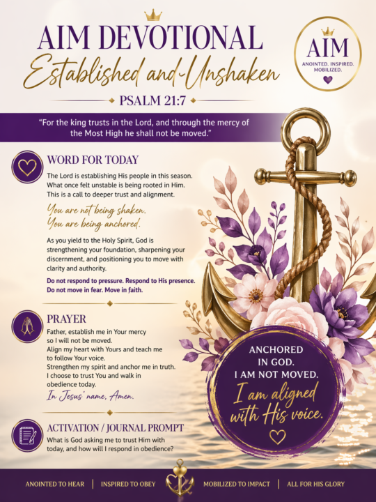 Established and Unshaken 