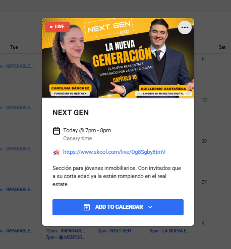 YA EN VIVO