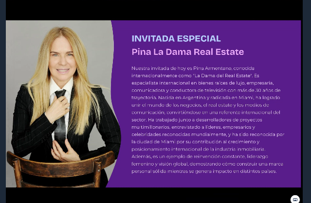 INVITADA DE LUJO, Desde Miami