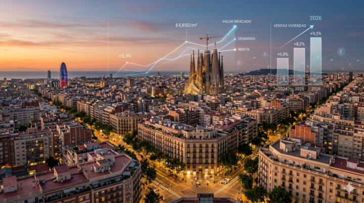 🏙️ El mercado inmobiliario en Barcelona en 2026 NO se está frenando… se está transformando.