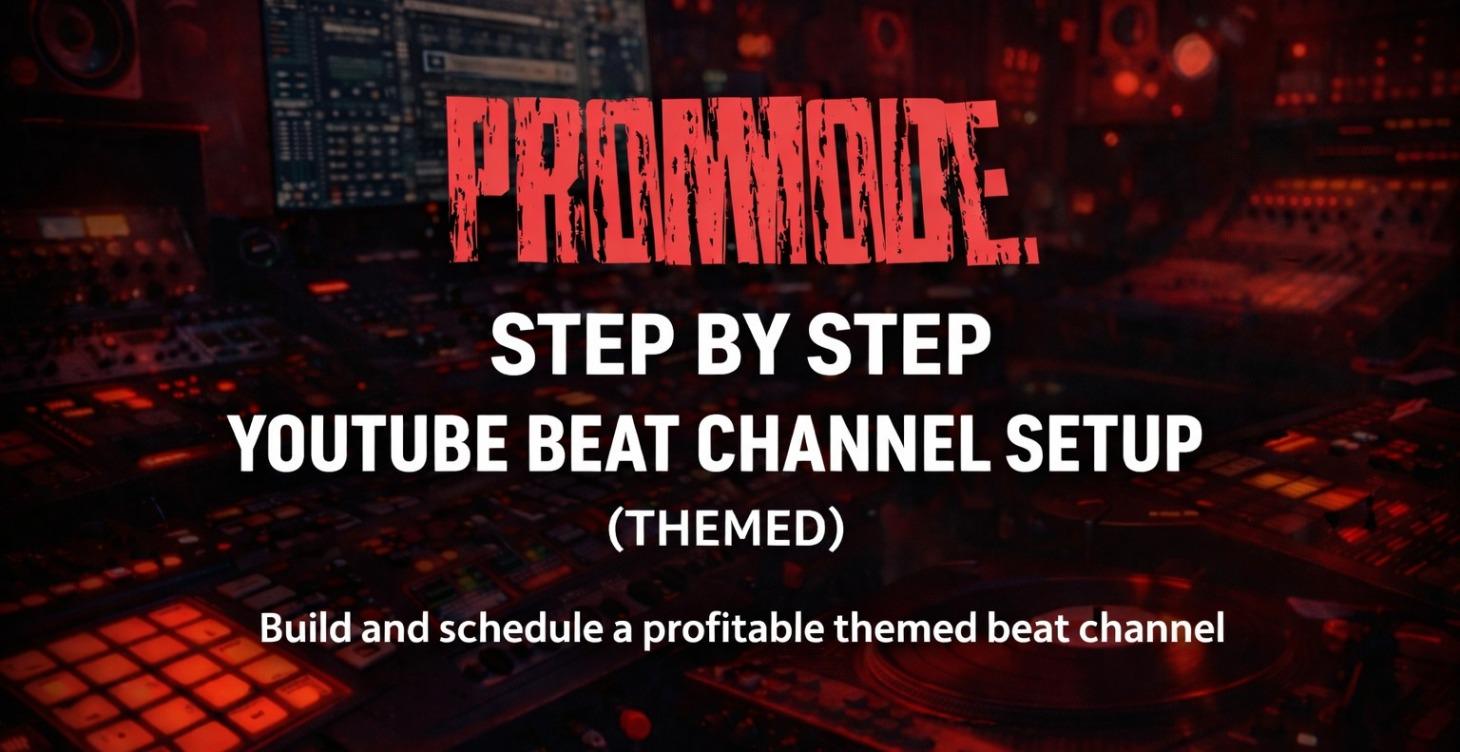 (Step By Step) YouTube Beat Channel Setup (Themed)