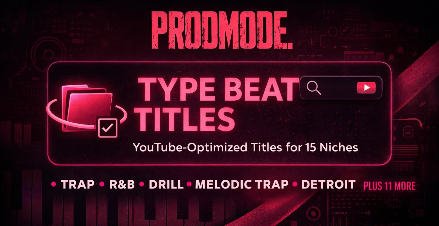 TYPE BEAT TITLE FORMATS FOR (YOUTUBE)