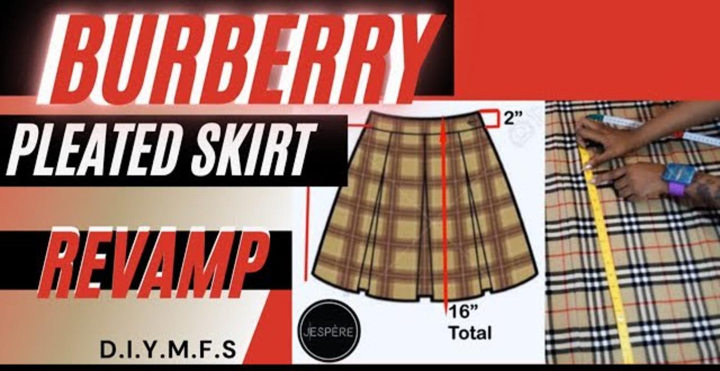 UPCYCLE Pleated Skirt Tutorial - Beginner-Friendly