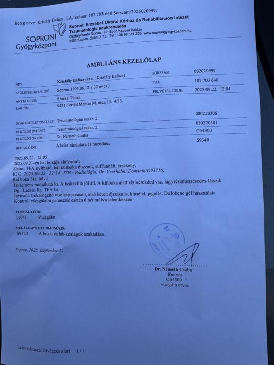 Boka sérülés