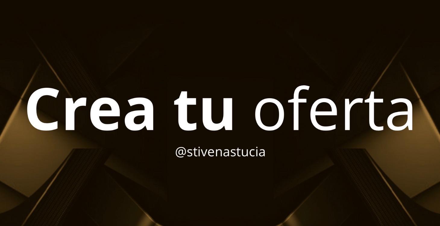 Crea tu oferta digital
