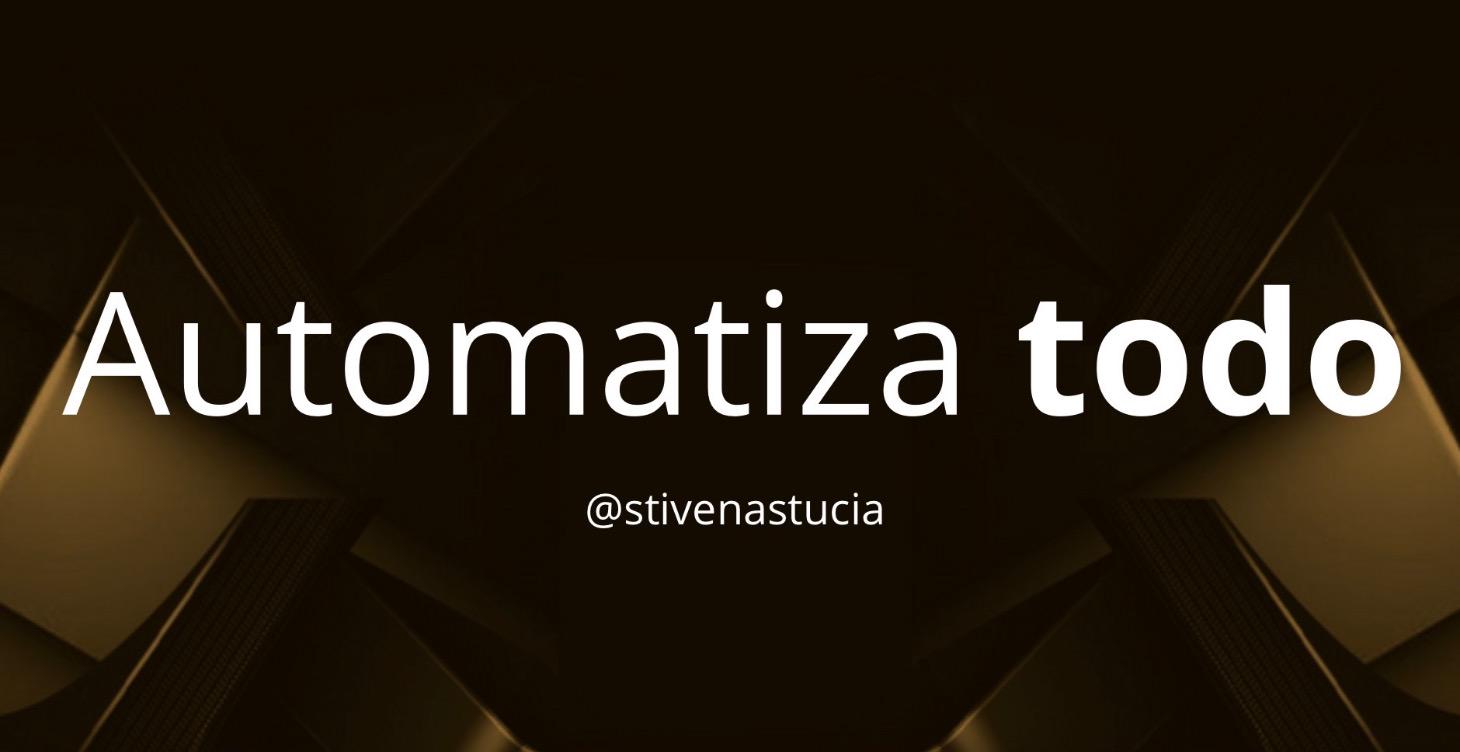 Automatiza todo el proceso.