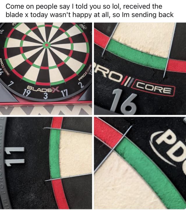New Winmau Blade X board £120 🤯