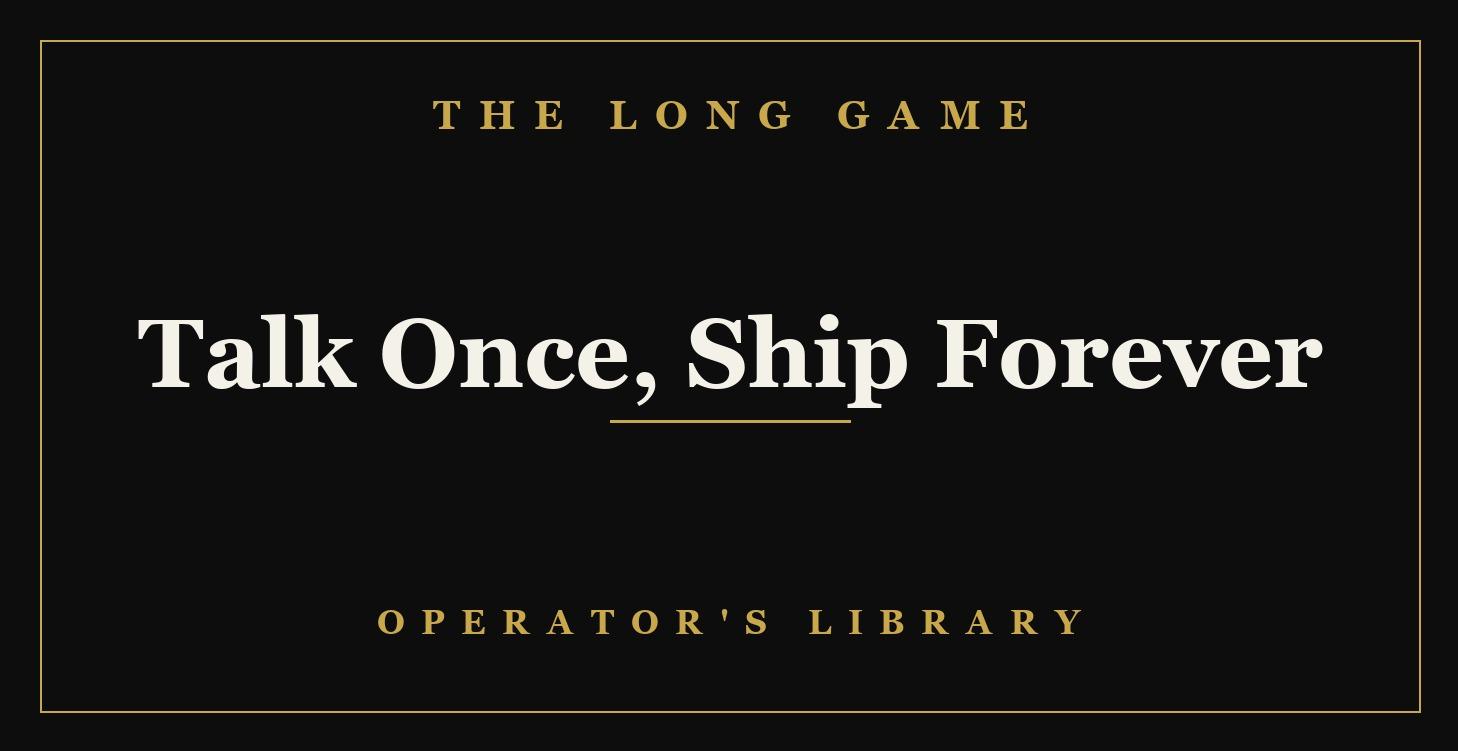 The Content Engine: Talk Once, Ship Forever