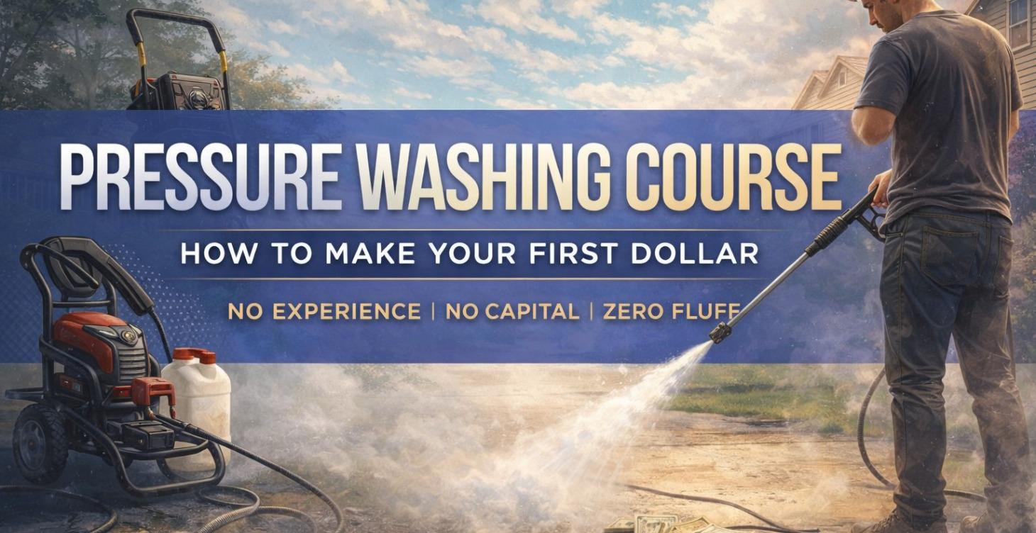 Start A 6-Figure Pressure Washing Business