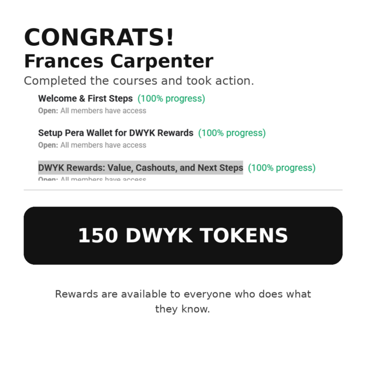 🎉 Action Taken. Rewards Earned. 🎉