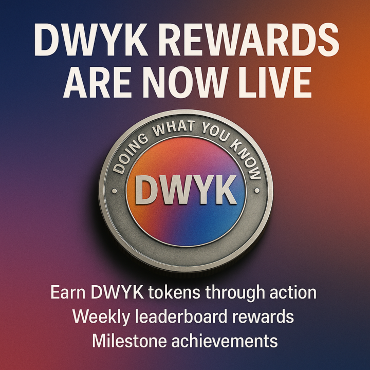 DWYK Rewards Are Now Live in the Doing What You Know Community