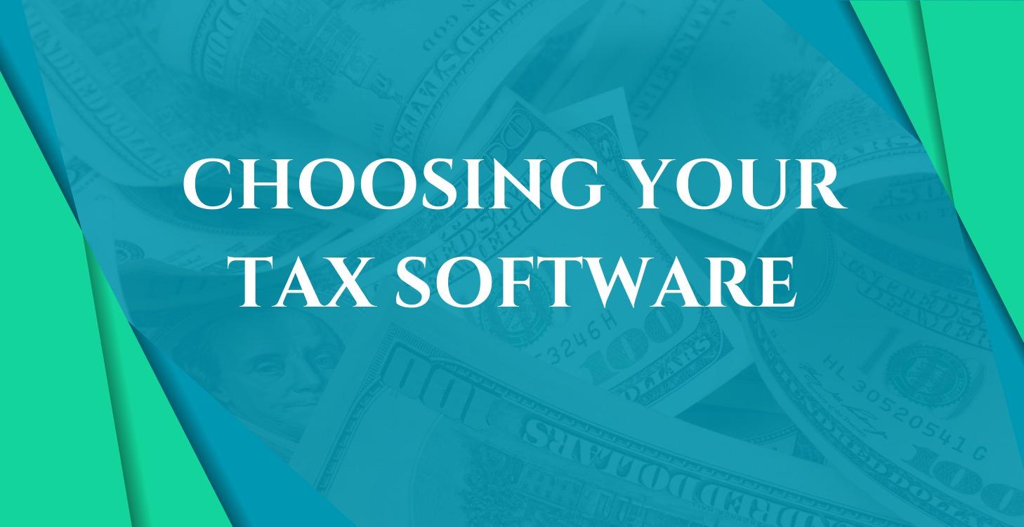 Choosing your Tax Software