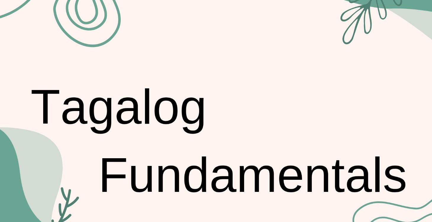 Tagalog Fundamentals