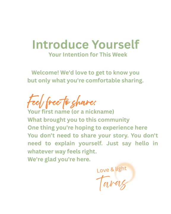 Welcome! We'd love to get to know you but only what you're comfortable sharing.