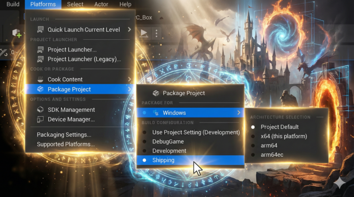 Unreal Basics: Exporting the game