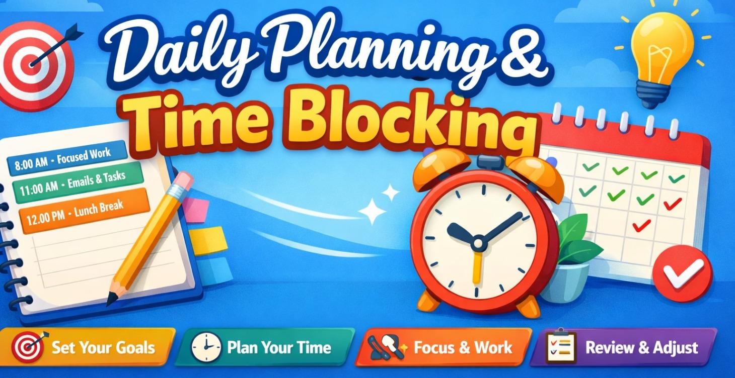 Daily Planning & Time Blocking