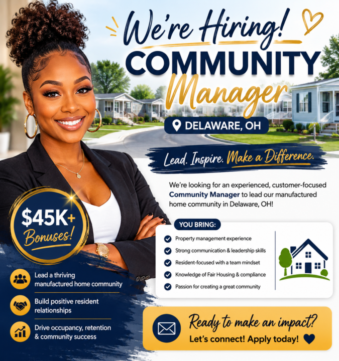COMMUNTY MANAGER NEEDED