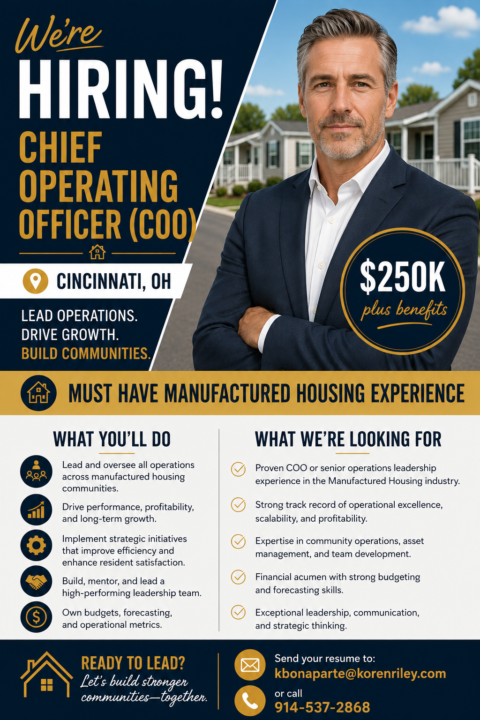 🚨 EXECUTIVE OPPORTUNITY | CHIEF OPERATING OFFICER 🚨