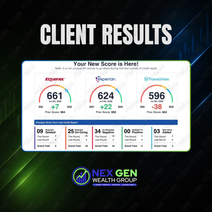 🚀 Another Client Credit Progress Update
