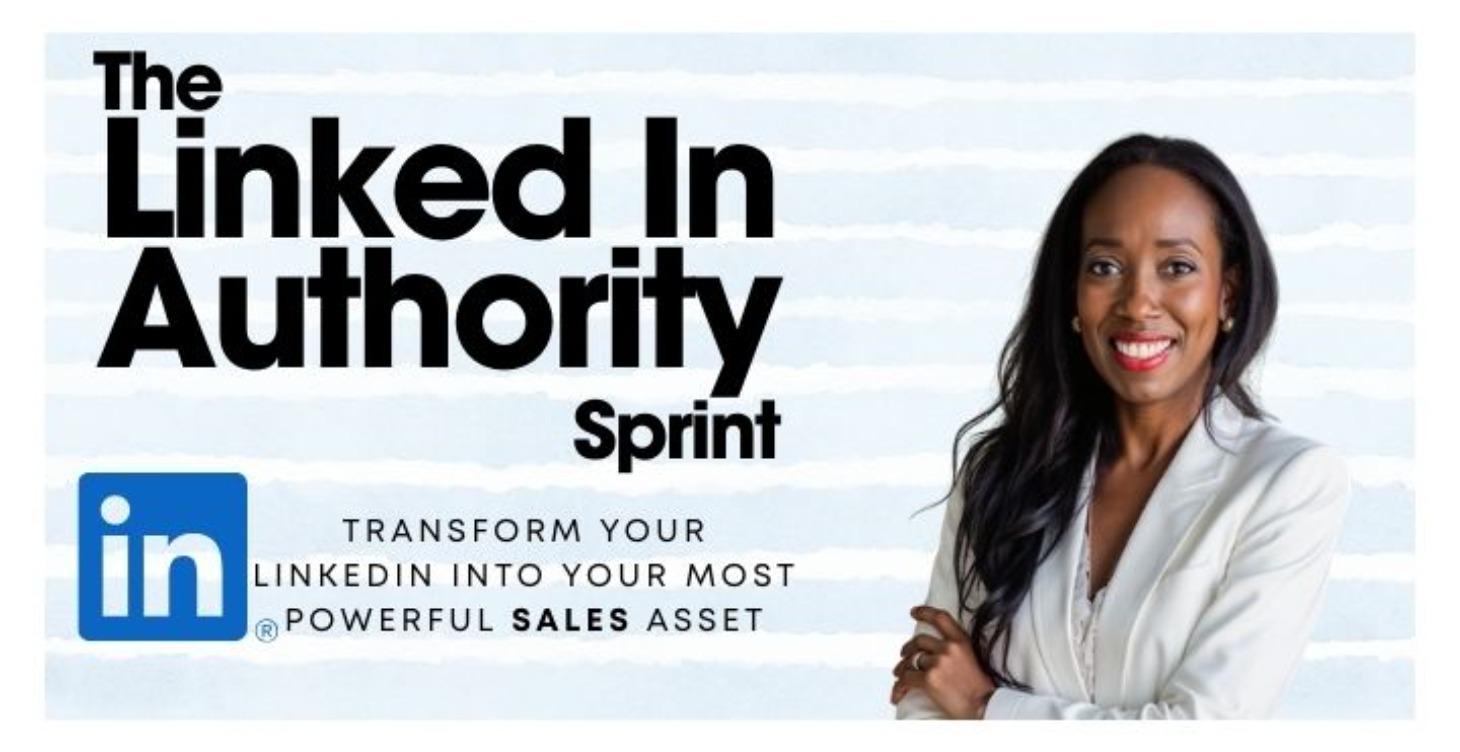 The Linked In Authority Sprint